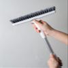 Grout Brush Scrubber with 51.2" Long Extendable Telescopic Handle Cleaning Brush with V-Shaped Bristles Built Scrub Brush Perfect for Bathroom,Kitchen,Tub,Tile,Hard-to-Reach Corners view 2