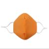 Allsense 100% Cotton Reusable Face Mask, Orange, 2 Pack view 2