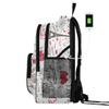 ALAZA Paris Badges French Eiffel Tower Love Laptop Outdoor Backpack for Women Men,Fits Under 15.6 Inch Laptop view 2