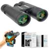Smithsonian Adult Birding Binoculars - 10x42, Phone Adapter, Diopter Adjustable - Ideal for Hiking, Travel - Includes Bird Watching Guide view 1