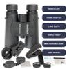 Smithsonian Adult Birding Binoculars - 10x42, Phone Adapter, Diopter Adjustable - Ideal for Hiking, Travel - Includes Bird Watching Guide view 2