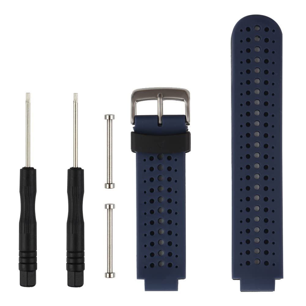 Baaletc for Garmin Approach S20 S5 S6 Watch Bands Replacement Colorful Strap Wristband Accessories for Approach S20 Smartwatch (navy-black)