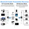 Isobel USB Bluetooth 5.0 Transmitter Receiver, 4-in-1 Mini Wireless Audio Adapter, 3.5mm Bluetooth AUX Adapter for TV PC Headphones Speakers Car/Home Stereo System, USB Power Supply view 2