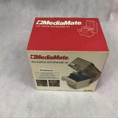 Amaray MediaMate 3.5" Floppy Disk Data Storage File Holds 30
