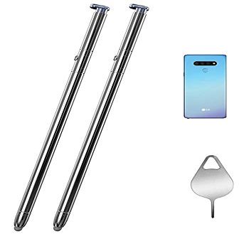 2PCS Stylo 6 Pen Touch Stylus Pen Replacement Part for LG Stylo 6 Stylus 6 Q730TM/AM/VS/MS/PS/CS/MA LCD Touch Pen Stylus Pen + Eject Pin (Blue Phone Pen)