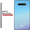 2PCS Stylo 6 Pen Touch Stylus Pen Replacement Part for LG Stylo 6 Stylus 6 Q730TM/AM/VS/MS/PS/CS/MA LCD Touch Pen Stylus Pen + Eject Pin (Blue Phone Pen) view 2
