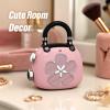DOSS Candy 2-in-1 Mini Bluetooth Speaker & Cute Bag Charm with Loud Sound, Ideal Stocking Stuffer for Women, Girlfriend, Wife, BFF, Teen Girls, White Elephant Gift-Pink view 4
