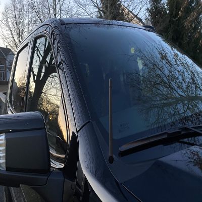 7" Antenna Mast Black for Chevrolet Colorado 2007-2012
