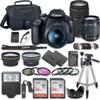 Canon EOS Rebel T7 DSLR Camera Bundle with Canon EF-S 18-55mm f/3.5-5.6 is II Lens + Canon EF 75-300mm f/4-5.6 III Lens + 2pc SanDisk 32GB Memory Cards + Accessory Kit (Renewed) view 1