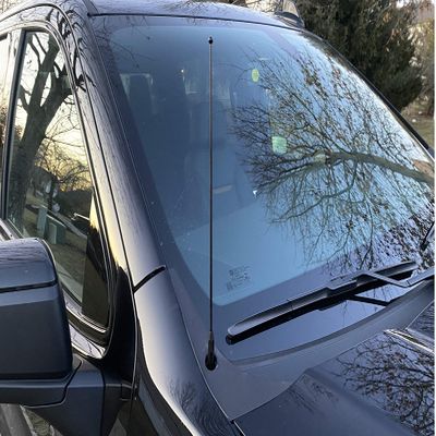 12" Stainless Black Antenna Mast for Chevrolet Colorado 2007-2012