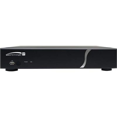 Speco D8VT2TB Digital Video Recorder, HD-TVI Desktop, EZ Record, 8-Channel Video Input, 1080p HD-TVI Resolution, H.264, NTSC/PAL Frame, 12 VDC, 5A, 2TB HDD