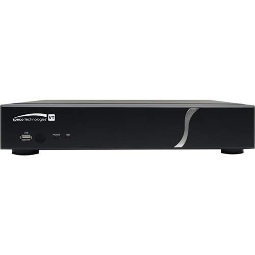 Speco D8VT2TB Digital Video Recorder, HD-TVI Desktop, EZ Record, 8-Channel Video Input, 1080p HD-TVI Resolution, H.264, NTSC/PAL Frame, 12 VDC, 5A, 2TB HDD