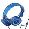 iClever HS14 Kids Wired Headphones, Light Blue, 85dB Volume Limiter, Stereo Sound, Built-in Mic, 3.5mm Audio Jack Compatible, 6.1 Ounces view 1