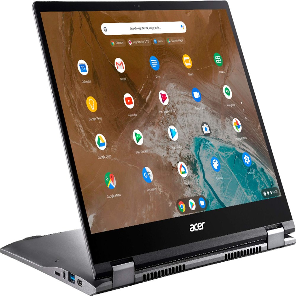 Acer - Chromebook Spin 713 2-in-1 13.5" 2K VertiView 3:2 Touch - Intel i5-10210U - 8GB Memory - 128GB SSD  Steel Gray