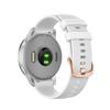 Abanen Silicone Watch Bands for Garmin Vivoactive 4S / Venu 2S / Venu 3S / Vivomove 3S, Soft Sport 18mm Quick Release Waterproof Replacement Wristband Strap for Garmin Forerunner 255s/265s (White) view 1