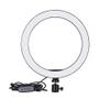 Walway 6 Inches LED Selfie Ring Light with Hot Shoe Adapter for Live Stream/Makeup/YouTube Video/Photography, 3 Light Modes view 2