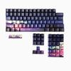 104/108 Keys Sunset & Starry PBT Dye-Subbed Keycaps Set ANSI Layout OEM Profile for 60% / 87 TKL/104/108 Cherry MX Switches Gaming Mechanical Keyboard (Sunset & Starry) view 1
