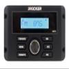 Kicker KMC3 Marine Digital Media Gauge Receiver w/Bluetooth/USB for Boat/ATV/UTV Bundle with Pair Rockville MS525B 5.25" 400 Watt Waterproof Marine Boat Speakers 2-Way Black view 2