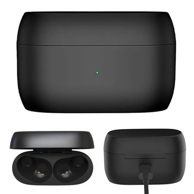 EXMRAT Charging Case for Jabra Elite 75t, Replacement Charger Cradle Station Charge Box for Jabra Active 75t (700mah, Black)