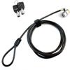 Tether Lock and Security Cable: Device to Countertop, Two Keys 6.6 Foot (Black) view 1