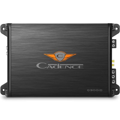 Cadence Q3001D Class D Mono Amplifier, 750 Watts Max Power with Bass Knob, Car Audio System