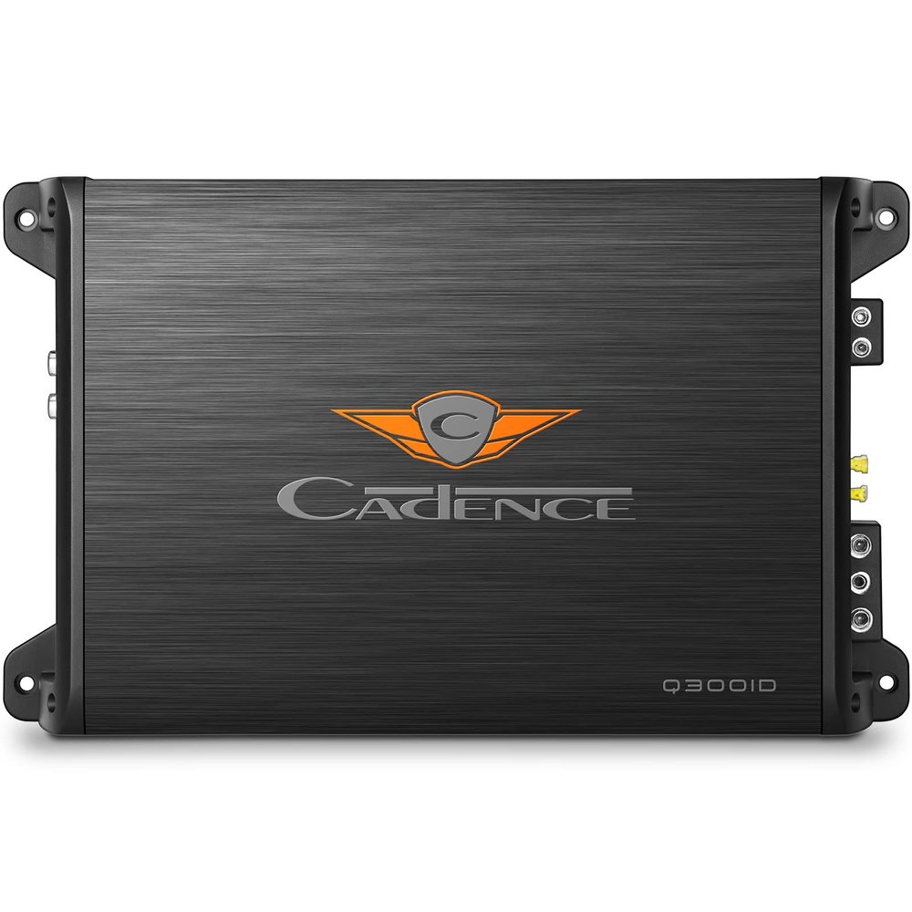 Cadence Q3001D Class D Mono Amplifier, 750 Watts Max Power with Bass Knob, Car Audio System