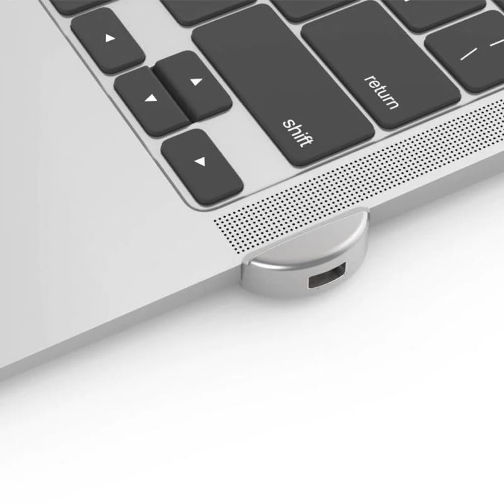 Compulocks Ledge MacBook Air Retina July 2019-2020 Lock Adapter, W125818263 (2019-2020 Lock Adapter MacBook Air Lock Adapter, Silver)