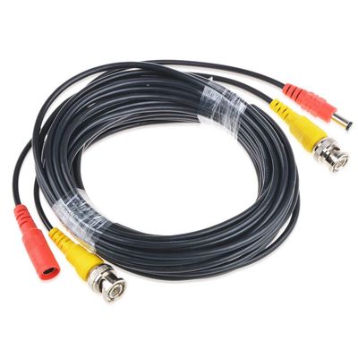 PKPOWER 50ft Black BNC Video Power Wire Cord for Samsung Camera Cable SDH-C74040 SDH-C73040