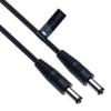 DC Power Extension Cable with 2.5mm / 5.5mm Male to Male Jack 3m / 10ft Plug Connector CCTV Cord Adapter Compatible with CCTV Security Camera, IP Camera, DVR Standalone, LED Strip Monitors (Black) view 1