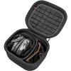 RAIACE Hard Travel Carrying Case for Walker's Razor Slim Passive Earmuffs Ultra Low Profile 27dB NRR. (Case Only!)-Black view 1