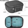 RAIACE Hard Travel Carrying Case for Walker's Razor Slim Passive Earmuffs Ultra Low Profile 27dB NRR. (Case Only!)-Black view 2
