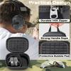 RAIACE Hard Travel Carrying Case for Walker's Razor Slim Passive Earmuffs Ultra Low Profile 27dB NRR. (Case Only!)-Black view 4