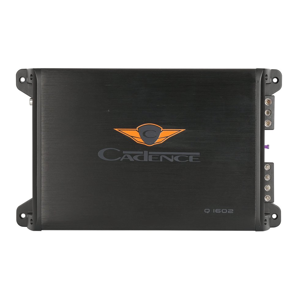 Cadence Q1602 Class AB Full Range 2 Channel Amplifier, 400 Watts Max Power, Car Audio System