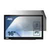 celicious Privacy 2-Way Anti-Spy Filter Screen Protector Film Compatible with AOC Monitor I1601FWUX view 1