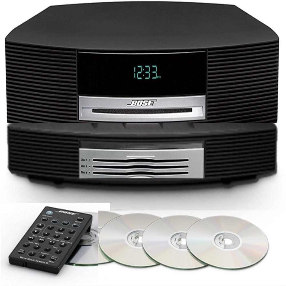 Bose Wave Music System III bundle with Bose Wave Multi-CD Changer, Graphite Gray (Renewed)