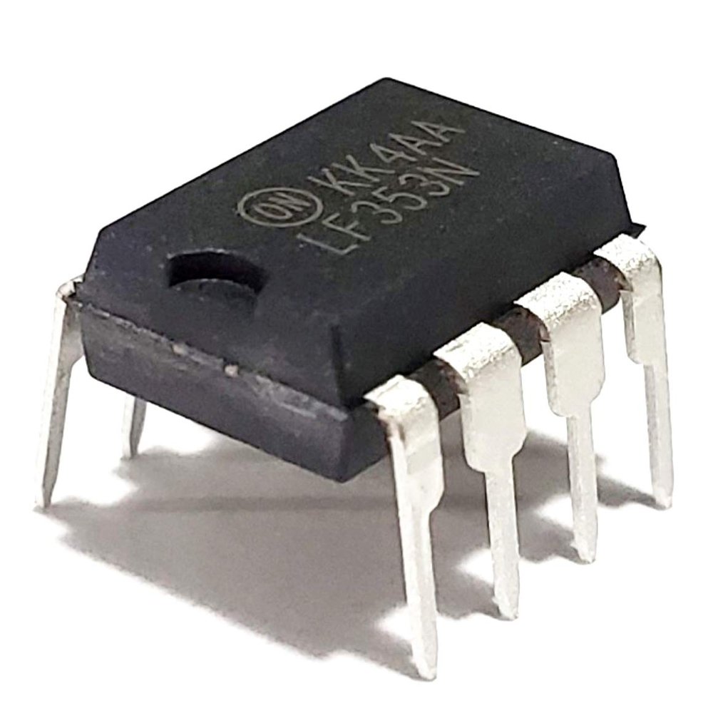 Juried Engineering LF353N LF353 2-Channel Wide Bandwidth JFET Input Operational Amplifier Op Amp Breadboard-Friendly IC DIP-8 (Pack of 5)