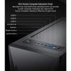 HDYD Gaming Case,Mid-Tower PC Gaming Case ATX/M-ATX/ITX - Front I/O USB 3.0 Port - Tempered Glass Side Panel- 4 Fan Position - Free Red Eclipse Fan (Size : 2 Fan) view 4
