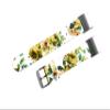 NICKSTON Floral FL-1 Yellow Roses Band Compatible with Fitbit Charge 4, Charge 3 and Charge 2 Tracker Leather Strap (4. Rose Gold Color Buckle Adapters, For Charge 2) view 1