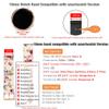 Abanen 18mm Leather Watch Bands for Garmin Vivoactive 4S / Venu 2S / Venu 3S / Vivomove 3S, Floral Printing Quick Release Women Wristband Strap with Rose-Gold Clasp for Forerunner 255s/265s view 2