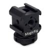 MAGICRIG 3-Side Cold Shoe Mount Adapter for Flash LED Monitor Microphone view 1