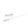 HYS TC-40UV Dual Band VHF UHF 2meter 70cm 144/430Mhz 2.5dBi 100W 15.7inch Fiberglass Outdoor Base Antenna with SO239 (UHF Female) Connector For ICOM Yaesu Midland Motorola Mobile Ham Radio Transceiver view 1