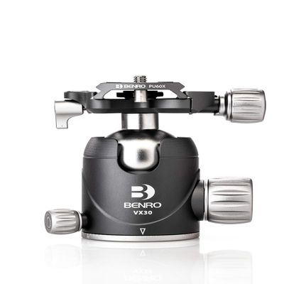 Benro VX30 Three Series Arca-Swiss Style Aluminum Ballhead with PU60N Camera Plate (VX30)