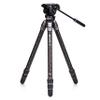 Benro Tortoise Columnless Carbon Fiber Tripod System with S4PRO Video Head, Flat-Base Compatibility, 9.2564.4 Height Range, Travel Video Support Kit (TTOR34CLVS4PRO) view 1