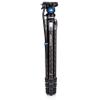 Benro Tortoise Columnless Carbon Fiber Tripod System with S4PRO Video Head, Flat-Base Compatibility, 9.2564.4 Height Range, Travel Video Support Kit (TTOR34CLVS4PRO) view 2