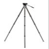 Benro Tortoise Columnless Carbon Fiber Travel Tripod Kit with S4PRO Flat-Base Video Head, 4-Section Legs, Low Minimum Height & 8.8 lb Payload (TTOR24CLVS4PRO) view 2