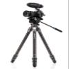 Benro Tortoise Columnless Carbon Fiber Travel Tripod Kit with S4PRO Flat-Base Video Head, 4-Section Legs, Low Minimum Height & 8.8 lb Payload (TTOR24CLVS4PRO) view 3