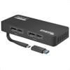 Plugable 4K DisplayPort and HDMI Dual Monitor Adapter for USB 3.0 and USB-C, Compatible with Windows view 1