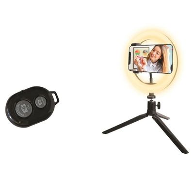 Vivitar Go Live with The Vlogger Series 8" Streaming Essentials LED Ring Light Kit with Wireless Shutter Release