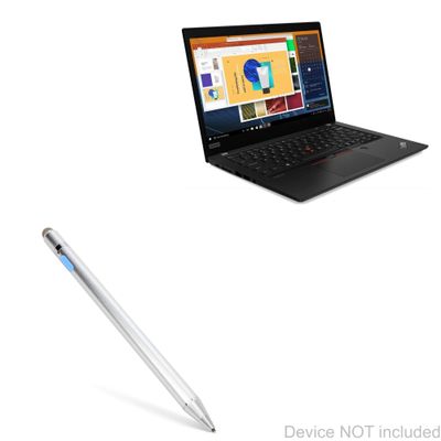 BoxWave Stylus Pen Compatible with Lenovo ThinkPad X13 (13in) - AccuPoint Active Stylus, Electronic Stylus with Ultra Fine Tip - Metallic Silver