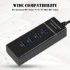 4 Port USB3.0 HUB for USB Expansion, Mini Portable Hub Charging Dock Station 5Gbps Charging Hub Adapter Chromebook, Notebook,Smartphones,for XP/Vista,for OS/Linux view 3